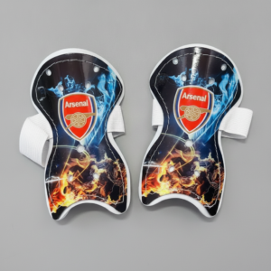 Щитки футбольные для детей 4-7 лет ARSENAL-1, с креплениями-липучками