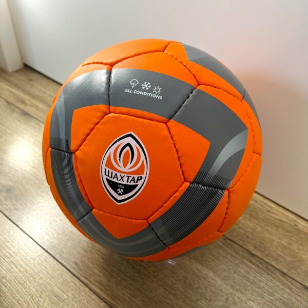 Футбольний м'яч BALLONSTAR-73 «ШАХТІР-ДОНЕЦЬК», розмір №5, PU, помаранчево-чорний