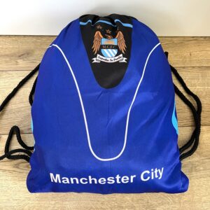 Рюкзак-мешок MANCHESTER CITY синий-черный, полиэстер, 37х46 см