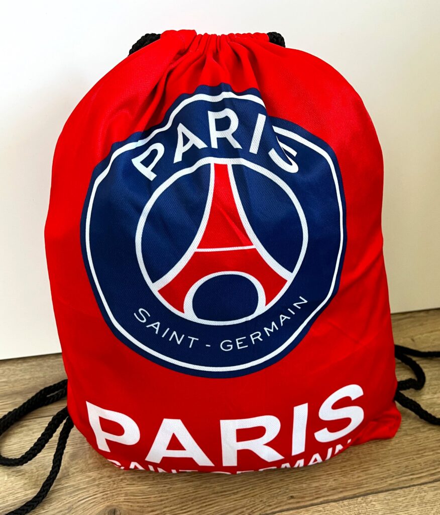 Рюкзак-мешок PSG синего и красного цвета, полиэстер, 37х46 см