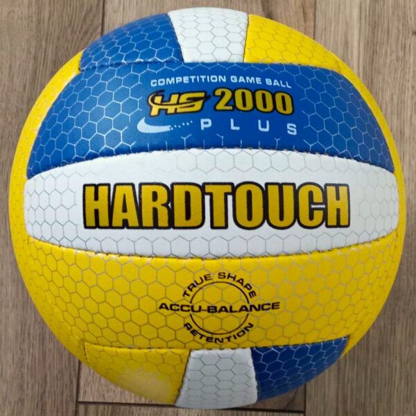 Волейбольний м'яч HARD TOUCH VB, розмір №5, з поліуретану, синьо-жовто-білий