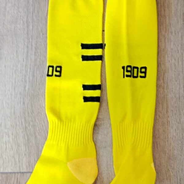 Дитячі футбольні гетри BORUSSIA DORTMUND Home 2025, жовті, розмір 27–35