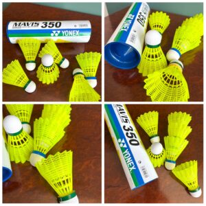Волан для бадминтона нейлоновый Yonex "Mavis 500", цвет-жёлтый ( цена за 1 шт. )