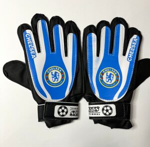 Дитячі воротарські рукавички «CHELSEA» для дітей віком 9–11 років, розмір М, колір – чорний